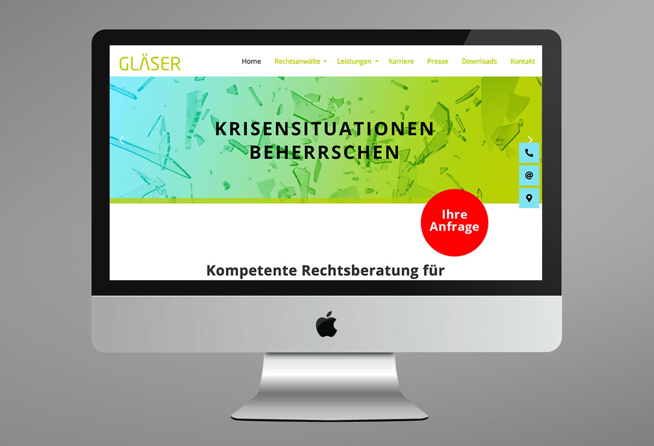 Kanzleimarketing-zB kanzleiwebsite Gläser