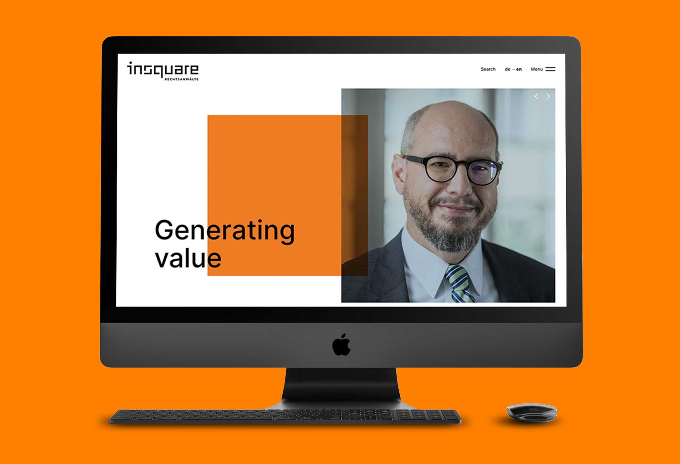 Kanzleimarketing-zB Kanzleiwebsite Insquare Rechtsanwälte
