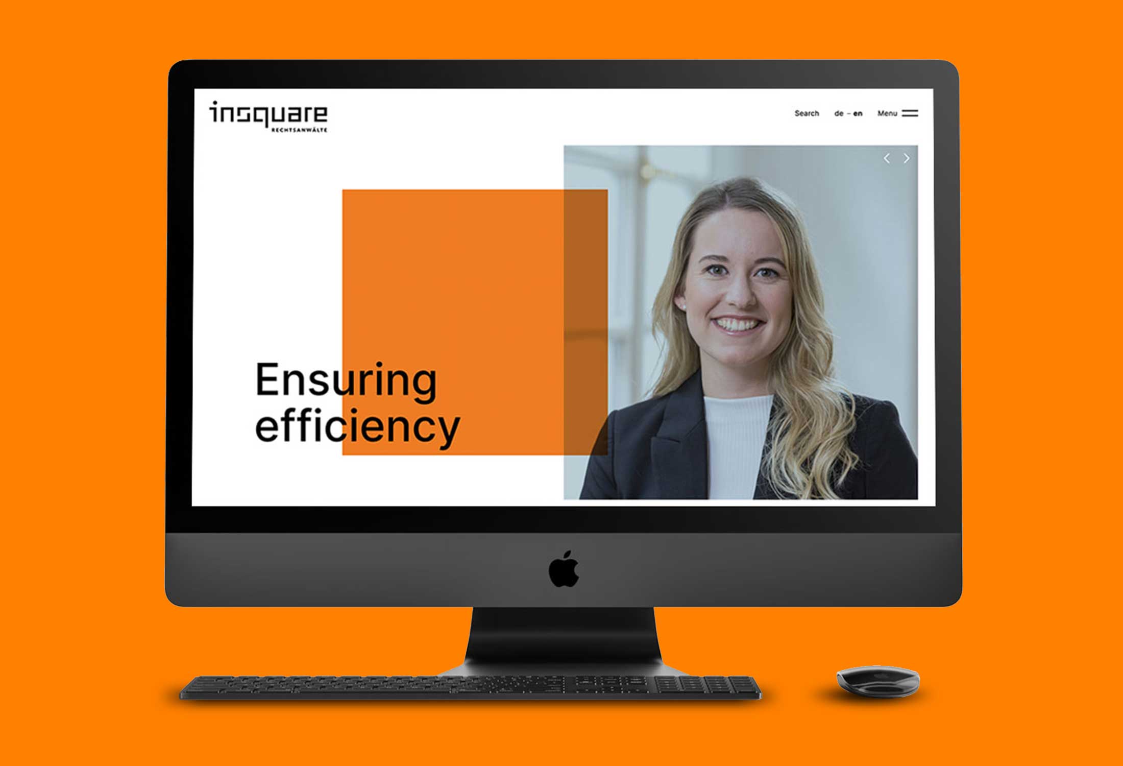 Kanzleimarketing-zB Kanzleiwebsite Insquare Rechtsanwälte