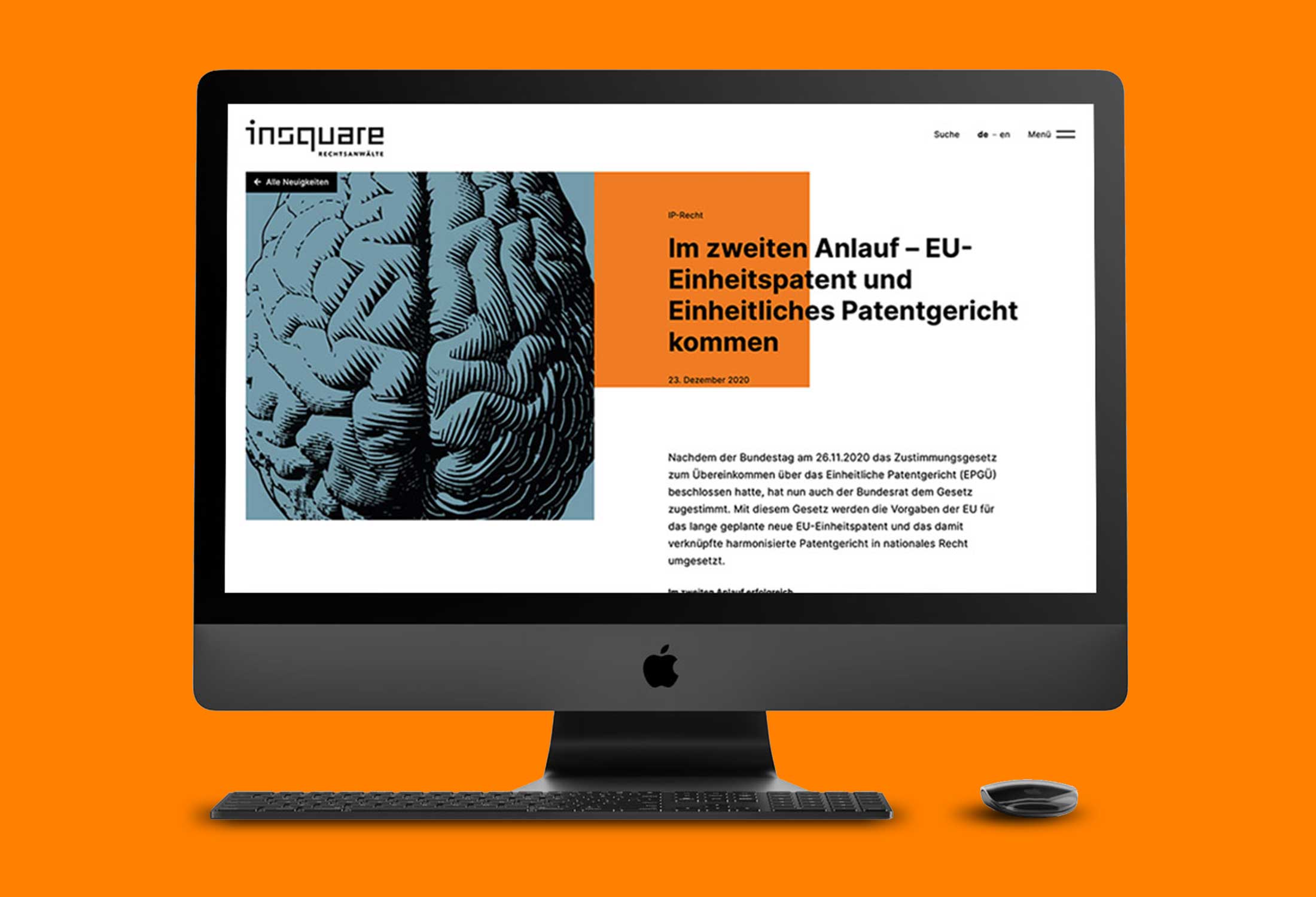 Kanzleimarketing-zB Kanzleiwebsite Insquare Rechtsanwälte