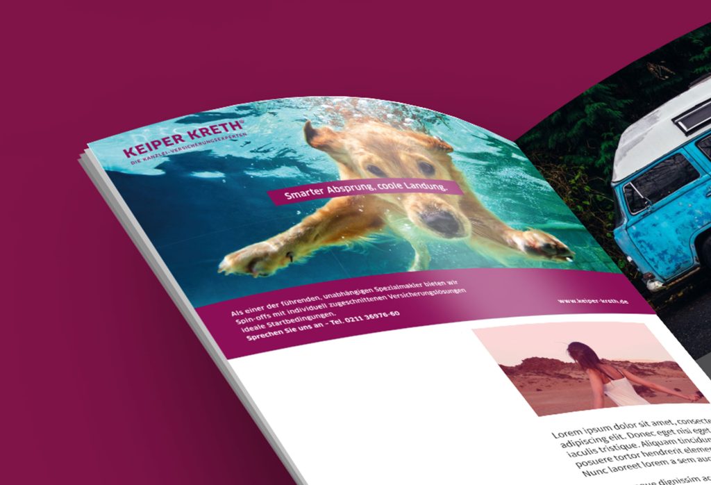 Kanzleimarketing-zB Anzeige Keiper und Dr. Kreth Versicherungsmakler
