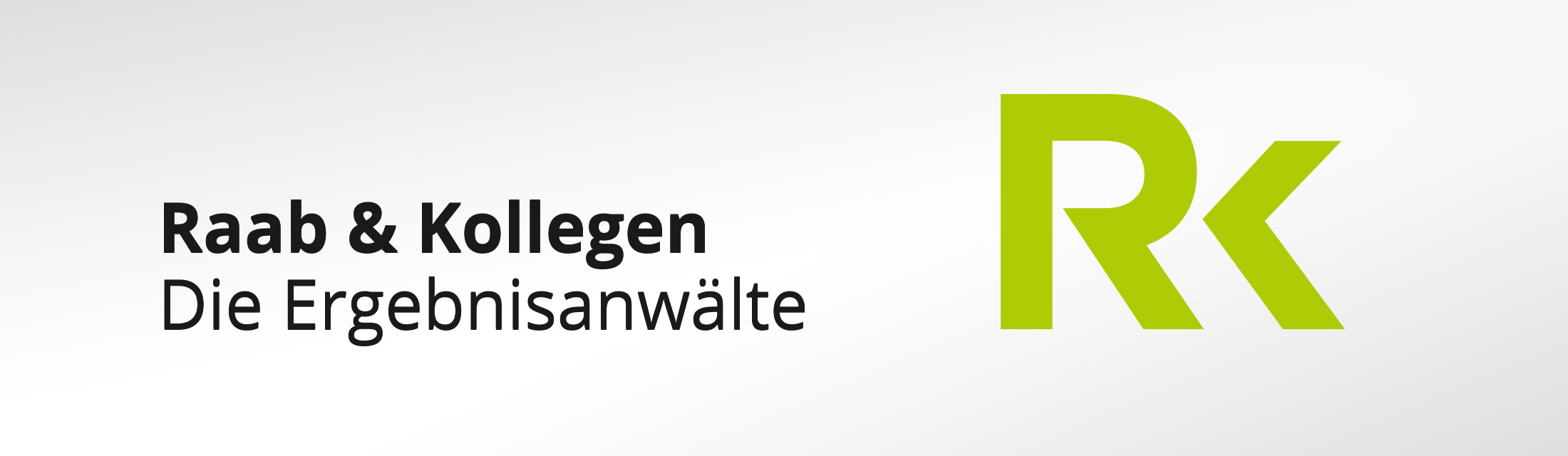 Kanzleimarketing-zB Kanzleilogo Schriftzug Rechtsanwälte Raab und Kollegen