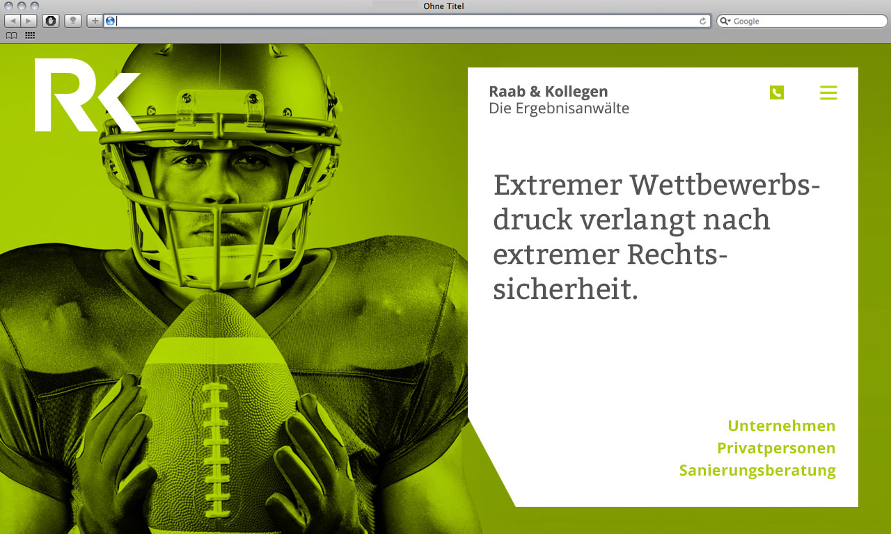 Kanzleimarketing-zB kanzleiwebsite Kampagnenmotiv Rechtsanwälte Raab und Kollegen