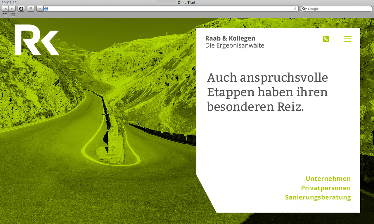 Kanzleimarketing-zB kanzleiwebsite Kampagnenmotiv Rechtsanwälte Raab und Kollegen