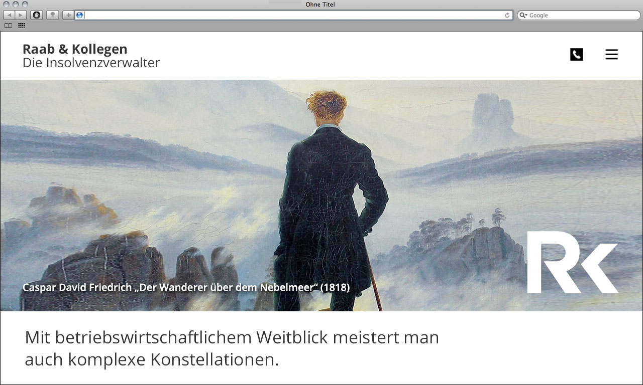 Kanzleimarketing-zB kanzleiwebsite Kampagnenmotiv Insolvenzverwalter Raab und Kollegen