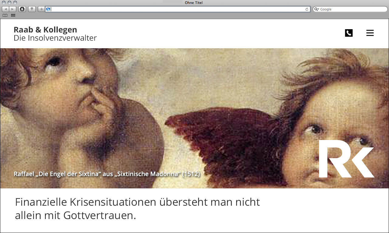 Kanzleimarketing-zB kanzleiwebsite Kampagnenmotiv Insolvenzverwalter Raab und Kollegen