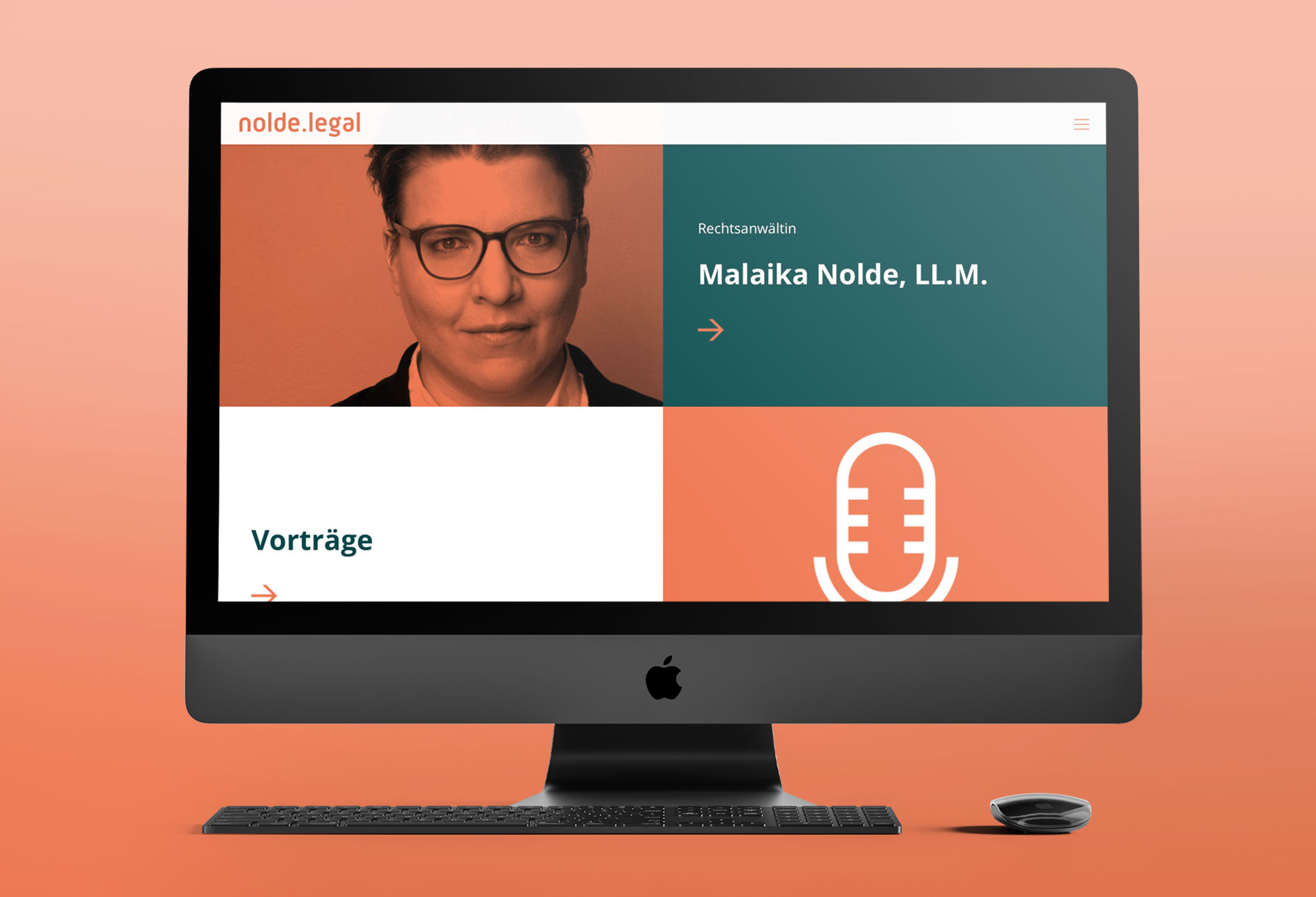 Kanzleimarketing-zB Kanzleiwebsite Webpräsenz nolde.legal Rechtsanwältin