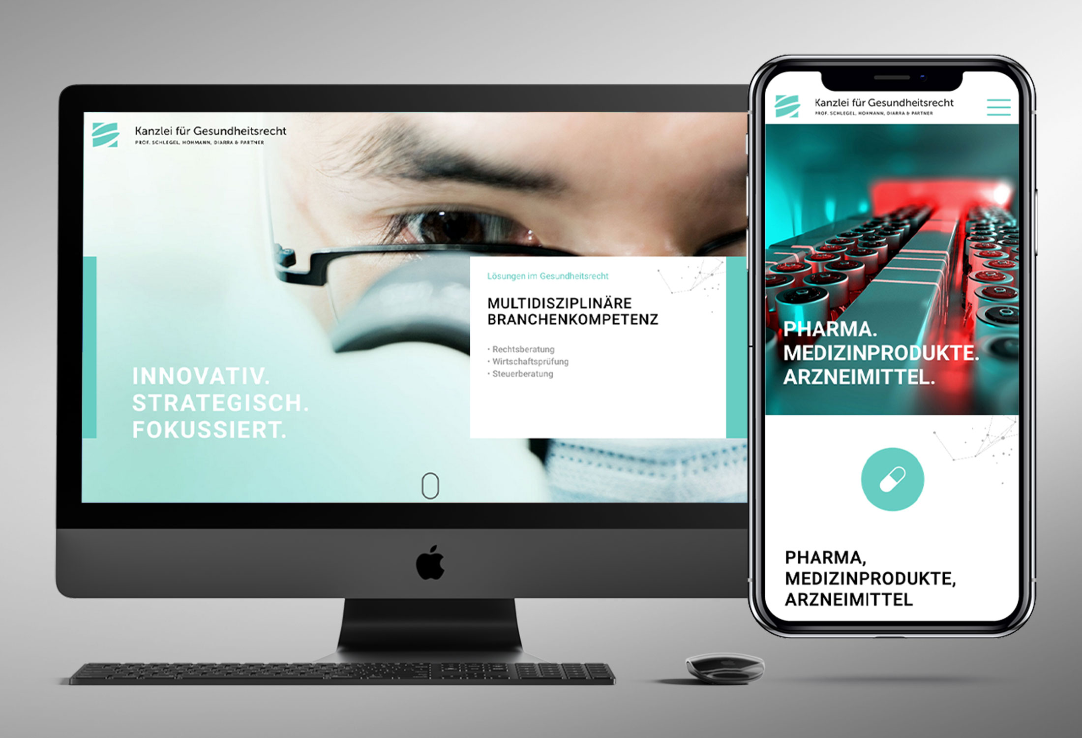 Kanzleimarketing-zB Kanzleiwebsite Kanzlei für Gesundheitsrecht