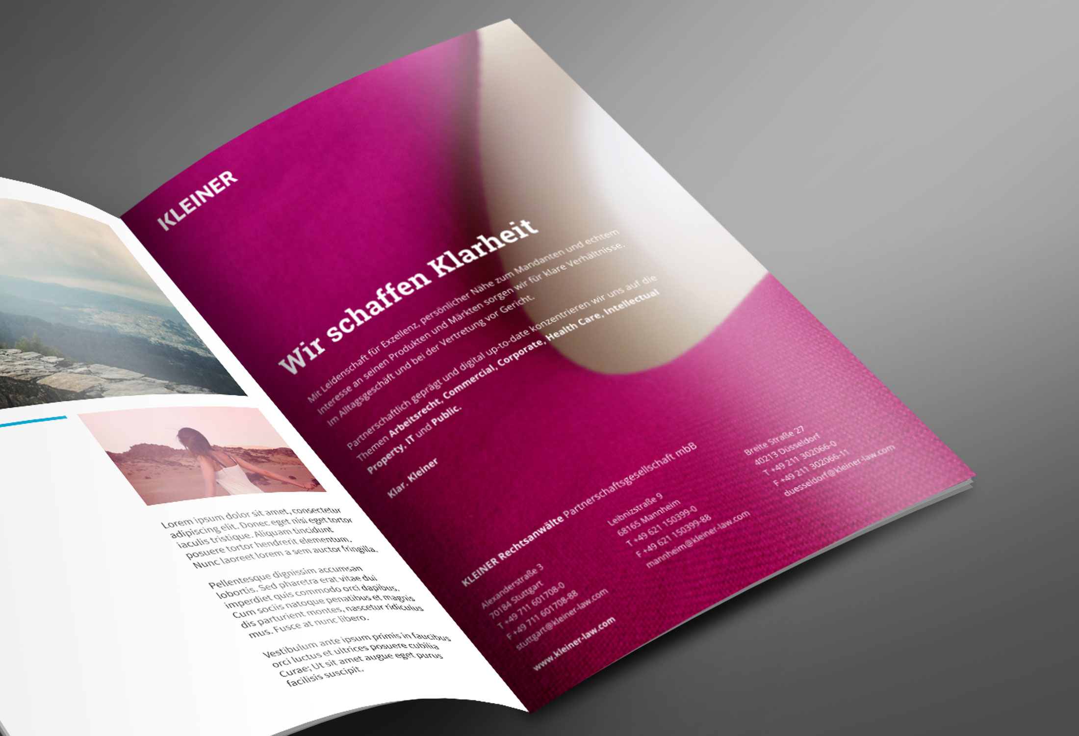 Kanzleimarketing-zB Kanzleianzeige Imageanzeige Kleiner Rechtsanwälte