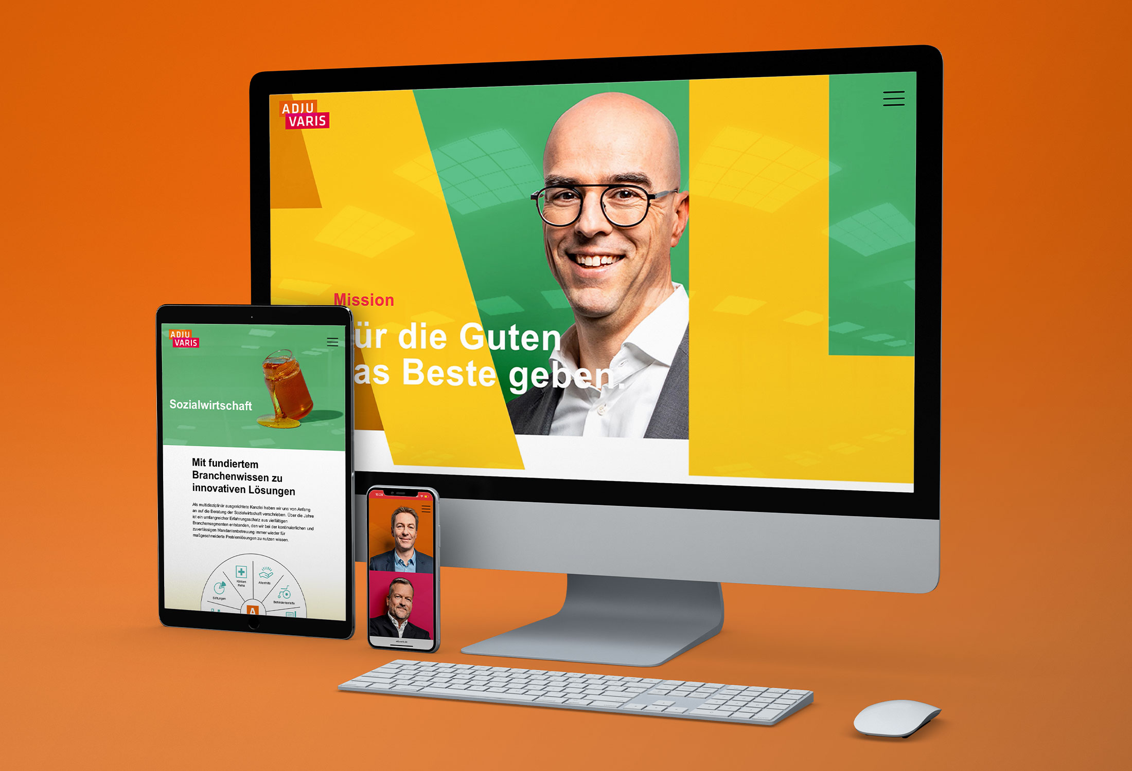 Kanzleimarketing-zB Kanzleiwebsite Adjuvaris